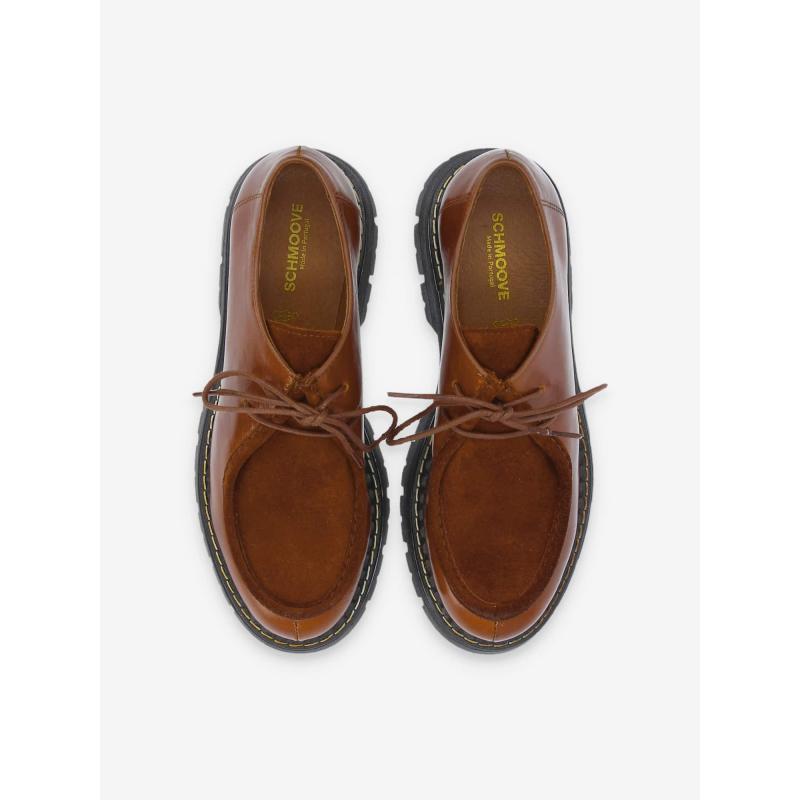 DENIA LACE UP - SERESTA/SUEDE - WHISKY